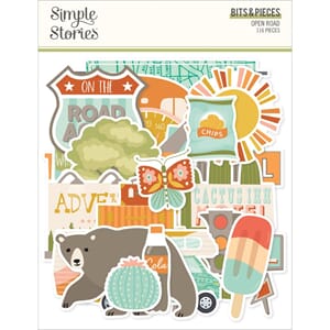 Simple Stories - Open Road Bits & Pieces