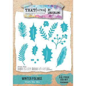 TEXT(ures) - Winter Foliage Craft Die Winter in Bloom