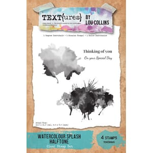 TEXT(ures) - Dragonfly Dreams 4x6 Inch Clear Stamp Watercolo