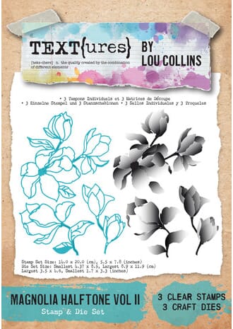 TEXT(ures) - Dragonfly Dreams Stamp & Die Set Magnolia Halft