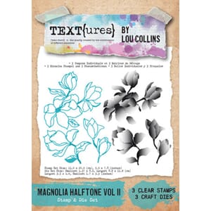 TEXT(ures) - Dragonfly Dreams Stamp & Die Set Magnolia Halft