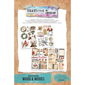TEXT(ures) - Winter in Bloom Laser Cuts Wood & Words