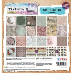 TEXT(ures) - Winter in Bloom 8x8 Inch Paper Pad