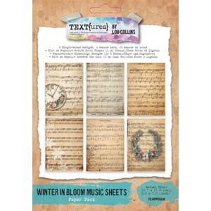 TEXT(ures) - Winter in Bloom 5x7 Inch Paper Pack Music Sheet