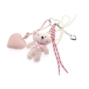 Tinka - Rosa Bamse Bag Charm