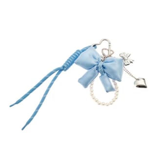 Tinka - Blå sløyfe Bag Charm
