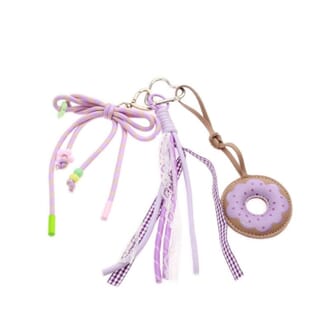 Tinka - Lilla donut Bag Charm