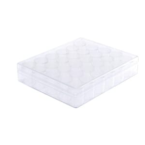 Oppbevaring - Storage Box with 30 Jars, str 16x13,5x3,5 cm