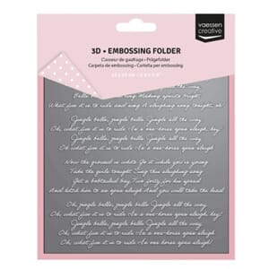 Vaessen Creative - 3D Embossing Folder Jingle Bells