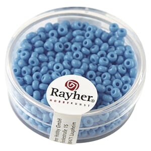 Rocailles 2,6mm ø - Light blue opak