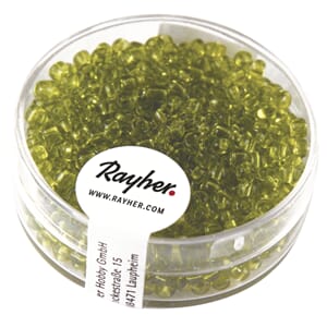 Rocailles 2,6mm ø - Light green transparent