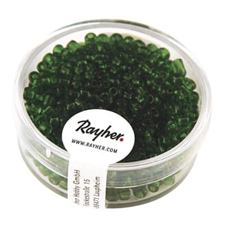 Rocailles 2,6mm ø - Green transparent