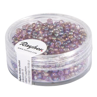 Rocailles 2,6mm ø - Lilac transparent
