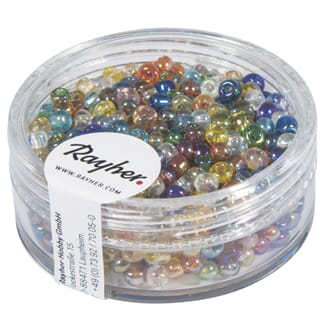 Rocailles 2,6mm ø - Mixed transparent