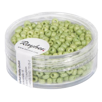 Rocailles 2,6mm ø - Light green opak