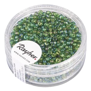 Rocailles 2mm ø - Green transparent