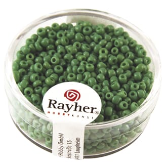 Rocailles 2mm ø - Green opak