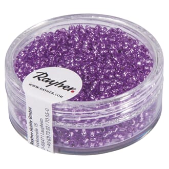 Rocailles 2mm ø - Lilac - ikke vaskbare