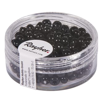 Indian beads  4,5mm ø - Black