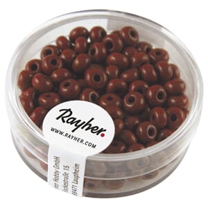 Indian beads  4,5mm ø - Dark brown
