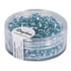 Rocailles 4mm ø - Turquoise with silver inlet, 17 g