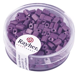 Perler - Metallisk rektangel 5x3,5mm - Violet - Beamless