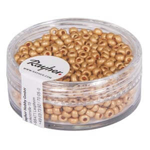 Rocailles Metallisk 2,6mm ø - Golden yellow - Beamless