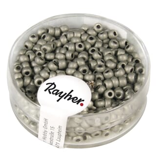 Rocailles Metallisk 2,6mm ø - Brilliant silver - Beamless