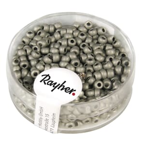 Rocailles Metallisk 2,6mm ø - Brilliant silver - Beamless