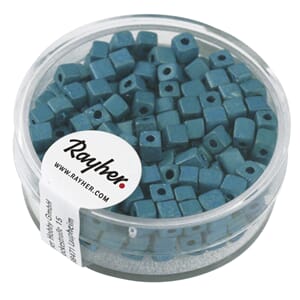 Metallisk kube 3,4mm - Turquoise - Beamless