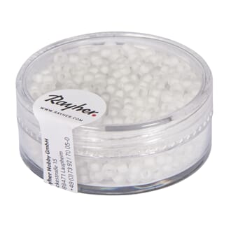 Rocailles 2,6mm ø - White - Arctic, beamless
