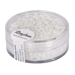 Rocailles 2,6mm ø - White - Arctic, beamless