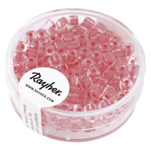 Rocailles kube 3,4mm - Light red - Arctic