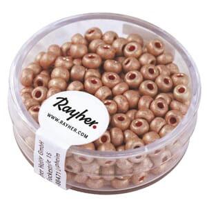 Rocailles Metallisk 4mm - Blush pink, matt