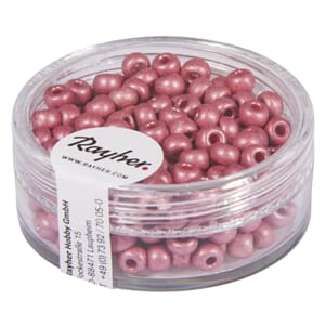 Rocailles Metallisk 4mm - Pale-pink, matt