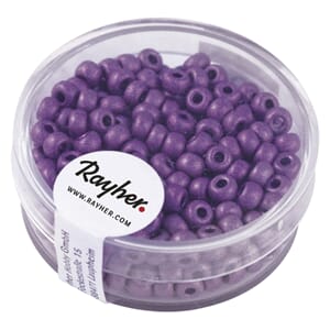 Rocailles Metallisk 4mm - Violet, matt