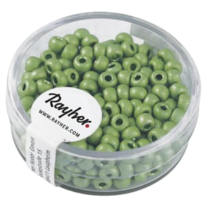 Rocailles Metallisk 4mm - Lime, matt