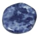 Midnight Blue - 15mm pentagon - Glass marble Disc, 1 stk