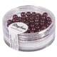 Renaissance 4mm - Bordeaux, voksperle av glass