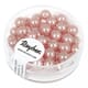 Renaissance 6mm - Shell Pink, voksperle av glass