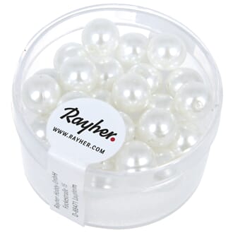 Renaissance 8mm - Snow White, voksperle av glass