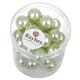 Renaissance 10mm - Lime, voksperle av glass
