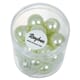 Renaissance 12mm - Lime, voksperle av glass