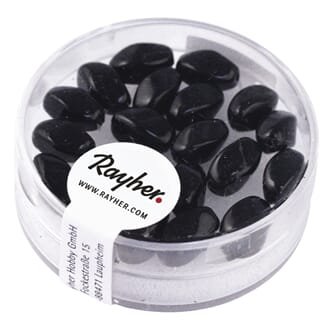 Renaissance olive 9x6mm - Black