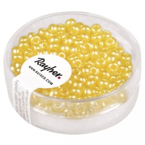 Rocailles waxed - Sun yellow, 2mm, box 5g