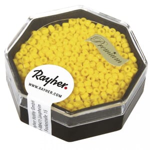 Premium-Rocailles - Golden opak, str 2,2 mm ø, 8 gram