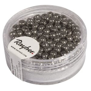 Rocailles - Anthrazit, str ø 4mm, 150 stk