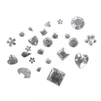 Bling - Krystall mix, str 5-14mm, 1000/Pkg