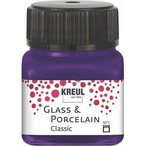 Glass- og porselensmaling - Violet, 20 ml
