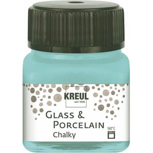 Glass- og porselensmaling - Chalky Ice Mint matt, 20 ml